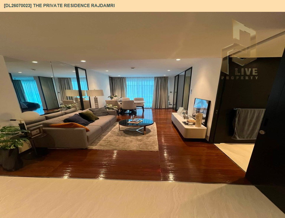 รูป DL26070023 ให้เช่าคอนโด เดอะ ไพรเวท เรสซิเด้นซ์ ราชดำริ (The Private Residence Rajdamri) ใกล้ BTS ราชดำริ พร้อมเข้าอยู่ โทรด่วน 0614453194 LineID @952jdxxk - รูปที่ 3/7
