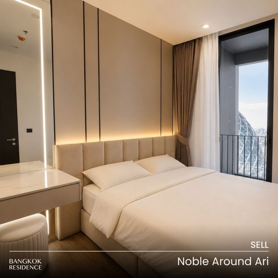รูป 🛋️ขายคอนโด Noble Around Ari ห้องสวยสไตล์ Luxury Minimal พร้อมเข้าอยู่ 🚆 ใกล้ BTS อารีย์ เพียง 7.6 ล้านบาท - รูปที่ 1/6