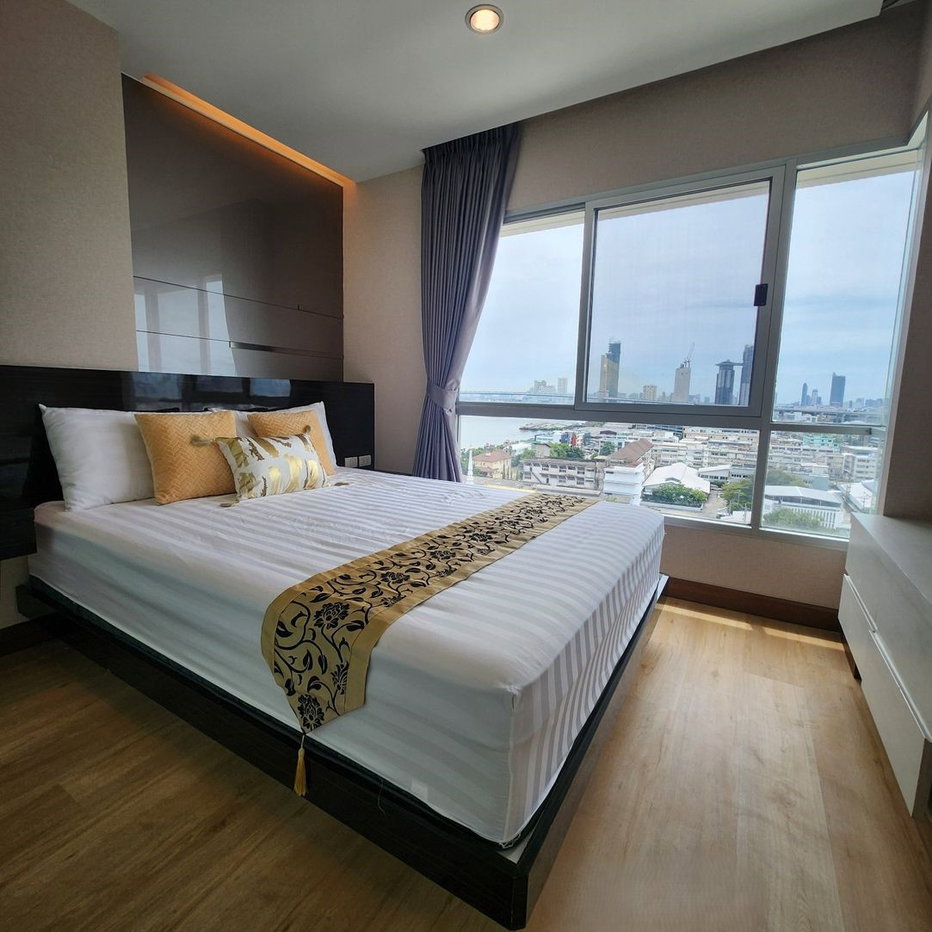 รูป Lumpini Park Riverside Rama 3 ห้องวิวสวยริมแม่น้ำ เพียง 16,500 บาท ✨ 1 ห้องนอน 33.27 ตร.ม. ชั้น 14 พร้อมเข้าอยู่ 🌊 - รูปที่ 4/11