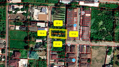 ที่ดิน รร.สายอักษร : ขายด่วน!! ที่ดินเปล่า 140 ตร.ว. ถนนสุขาภิบาล 5 ซอย 5 แยก 13