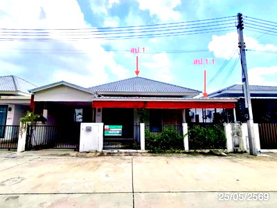 Houses for sale Chonburi : HOME 36.2 Sq.w. Phanat Nikhom Chonburi for 2.3M