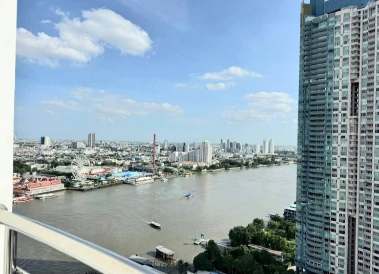 รูป ให้เช่า คอนโด Supalai River Place ศุภาลัย ริเวอร์เพลส วิวสวย เห็นเอเชียทีค ใกล้ BTS ถูกที่สุด - รูปที่ 8/9