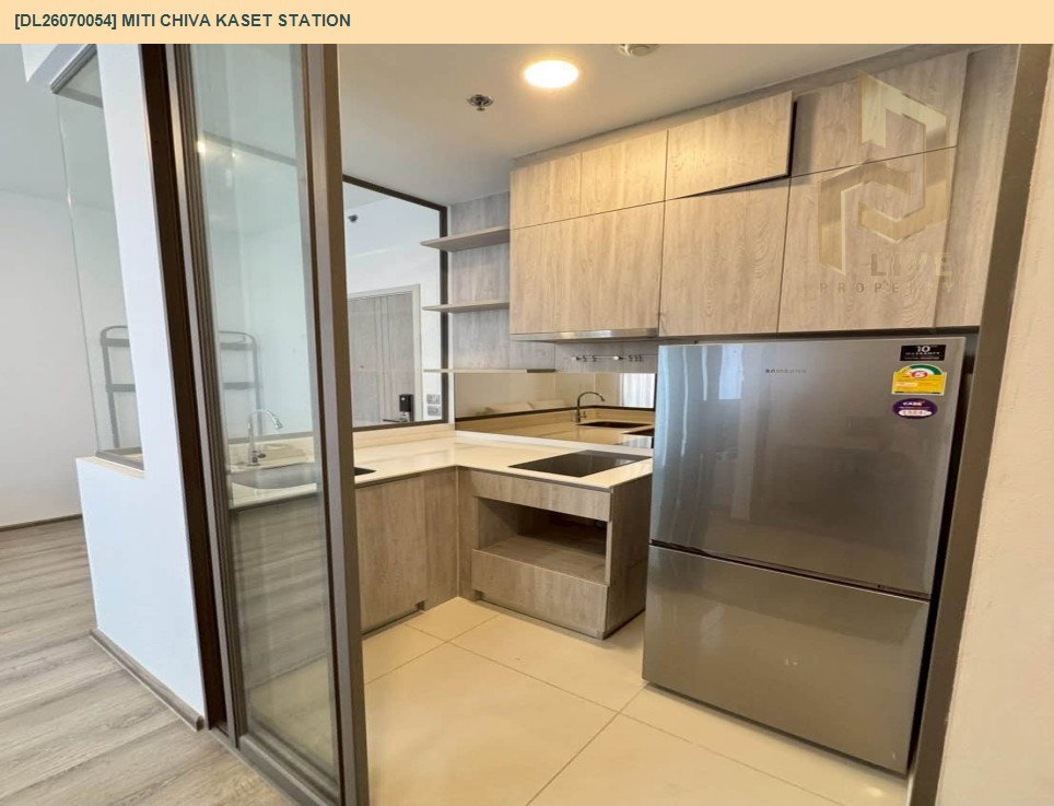รูป DL26070054 ให้เช่าคอนโด มิติ ชีวา เกษตร สเตชั่น (Miti Chiva Kaset Station) ใกล้ BTS มหาวิทยาลัยเกษตรศาสตร์ พร้อมเข้าอยู่ โทรด่วน 0614453194 LineID @952jdxxk - รูปที่ 5/8