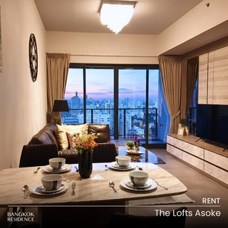 รูปภาพ Rental Condo 🌆 The Lofts Asoke, 2BR 70 sq.m. 60K 🔥 Available now! Viewings available, near MRT Phetchaburi