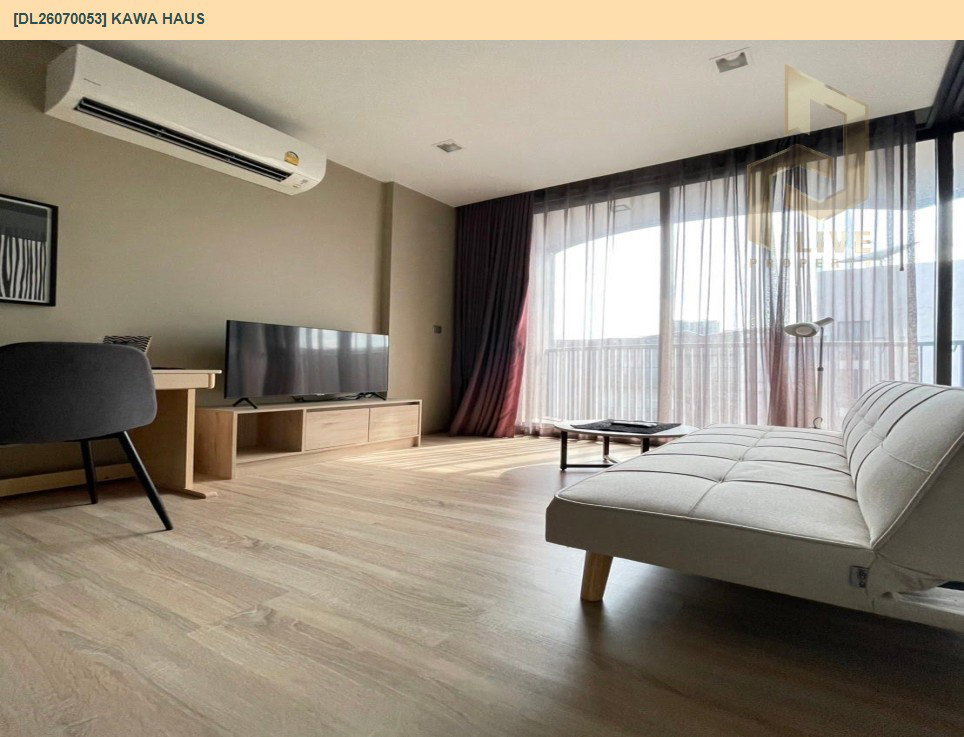 รูป DL26070053 ให้เช่าคอนโด คาวะ เฮาส์ (KAWA HAUS) ใกล้ BTS อ่อนนุช พร้อมเข้าอยู่ โทรด่วน 0614453194 LineID @952jdxxk - รูปที่ 3/5