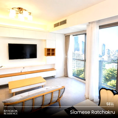 Condos for sale : 🛋️Condo for Sale at Siamese Ratchakru Spacious 62 Sq.m. 8.4 Mb.🚆Near BTS Sanam Pao