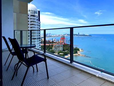 Condos for rent : Northpoint Wongamat | High Floor Condo for Rent | 3 Bed 2 Bath 131.32 sqm Building A