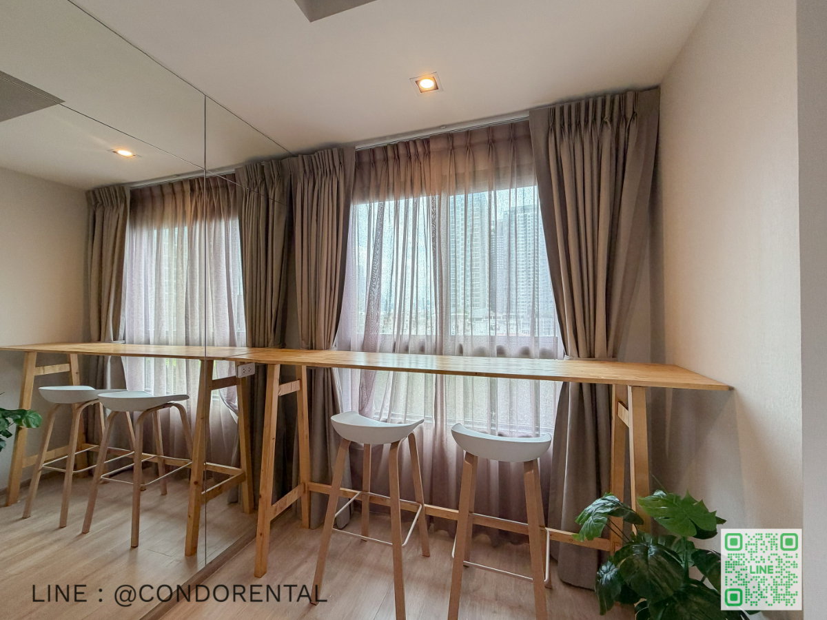 รูป IDEO Rama 9 - Asoke ห้องสวย ราคาดี สอบถามเพิ่มเติมได้ที่ Line @condorental - รูปที่ 4/16