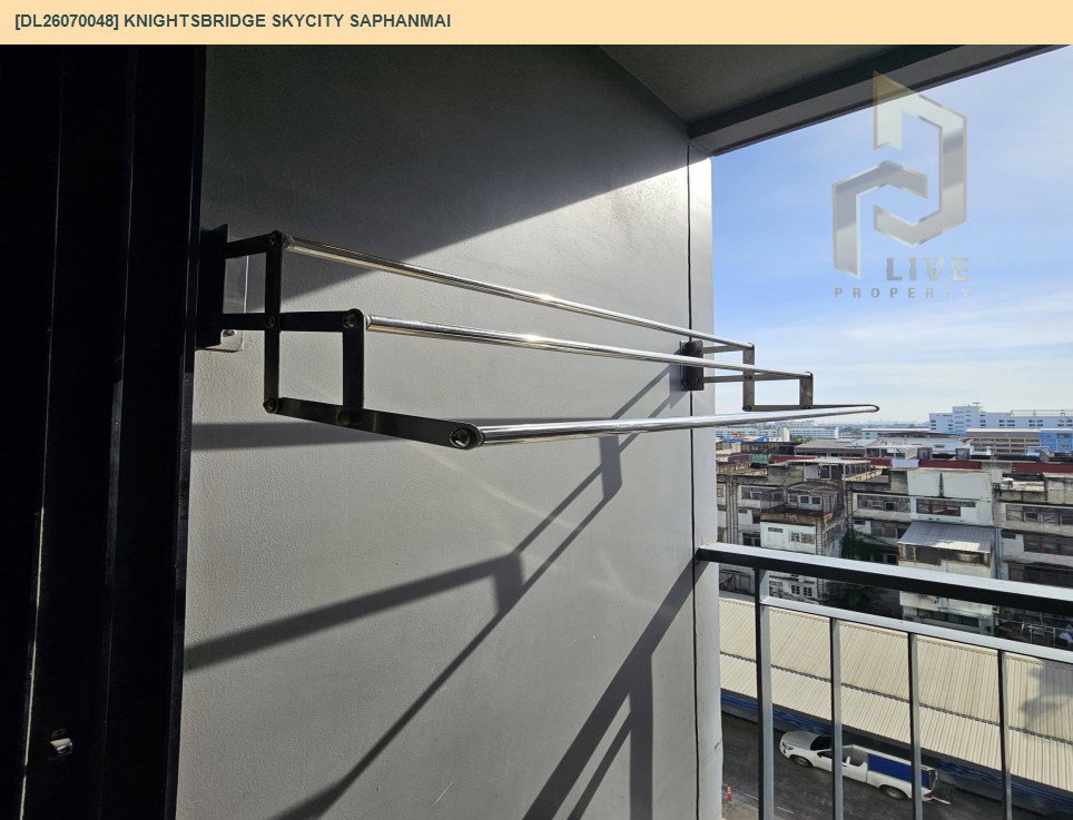 รูป DL26070048 ให้เช่าคอนโด ไนท์บริดจ์ สกายซิตี้ สะพานใหม่ (Knightsbridge Skycity Saphanmai) ใกล้ BTS สายหยุด พร้อมเข้าอยู่ โทรด่วน 0653619502 LineID @952jdxxk - รูปที่ 8/9