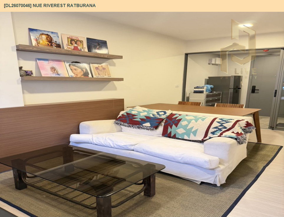 รูป DL26070046 ขายคอนโด นิว ริเวอร์เรสต์ ราษฎร์บูรณะ (Nue Riverest Ratburana) ใกล้ - พร้อมเข้าอยู่ โทรด่วน 0614453194 LineID @952jdxxk - รูปที่ 3/11