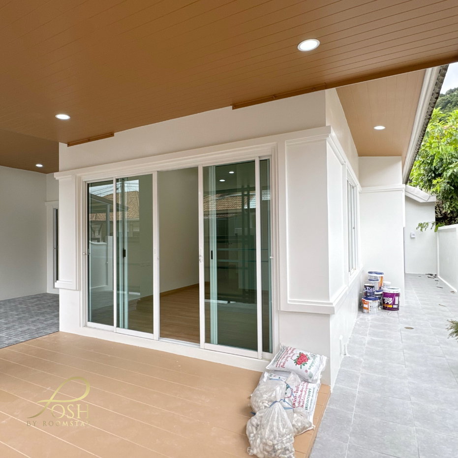 รูป บ้านแฝดชั้นเดียวรีโนเวทใหม่ ทำเลกะทู้ หมู่บ้าน เดอะวัลเล่ย์ กะทู้ ใกล้โรงเรียนขจรเกียรตินานาชาติ (KIS)กับบรรยากาศภูเขาโอบล้อม - รูปที่ 4/26