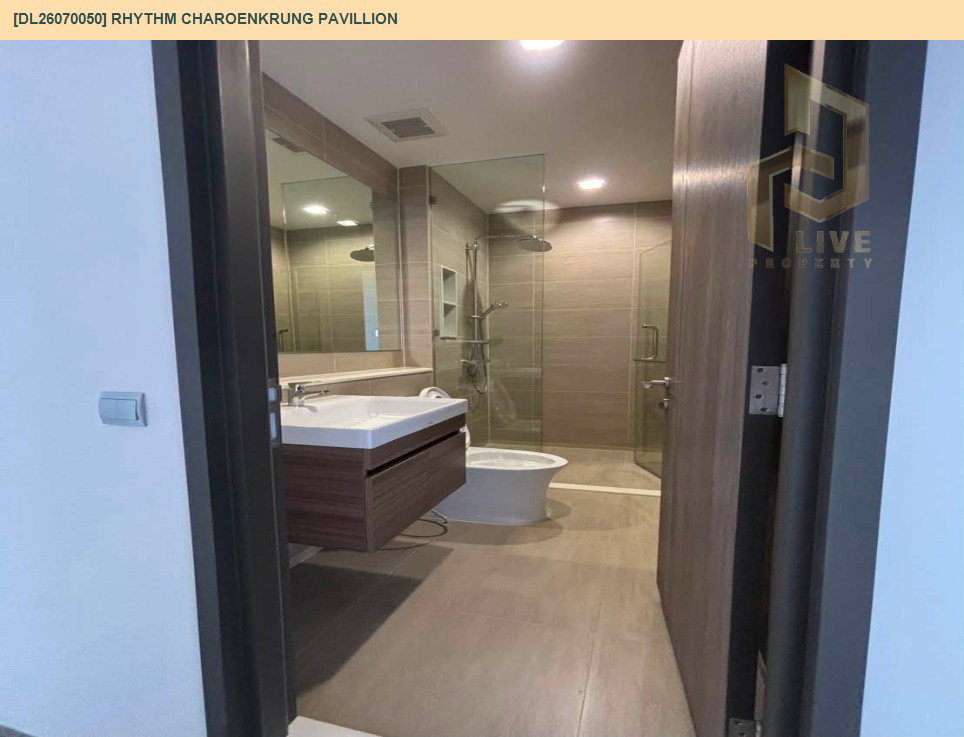 รูป DL26070050 ให้เช่าคอนโด ริธึ่ม เจริญกรุง พาวิลเลี่ยน (RHYTHM CHAROENKRUNG PAVILLION) ใกล้ BTS สะพานตากสิน พร้อมเข้าอยู่ โทรด่วน 0638692663 LineID @952jdxxk - รูปที่ 7/20