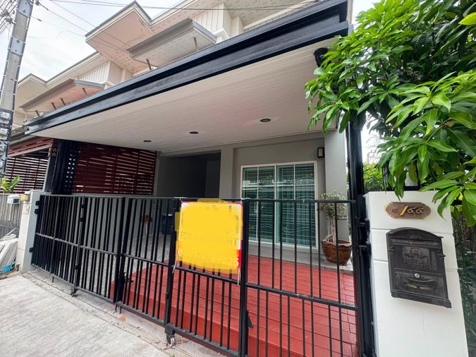3-bed townhouse for sale, 23.5 sq wah, Pruksa Ville 80 Thakham - Rama 2