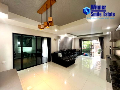 Houses for rent Bangna - Trat  : House for Rent at Mantana 1 Bangna KM.7 Near Mega Bangna Fully Furnished |