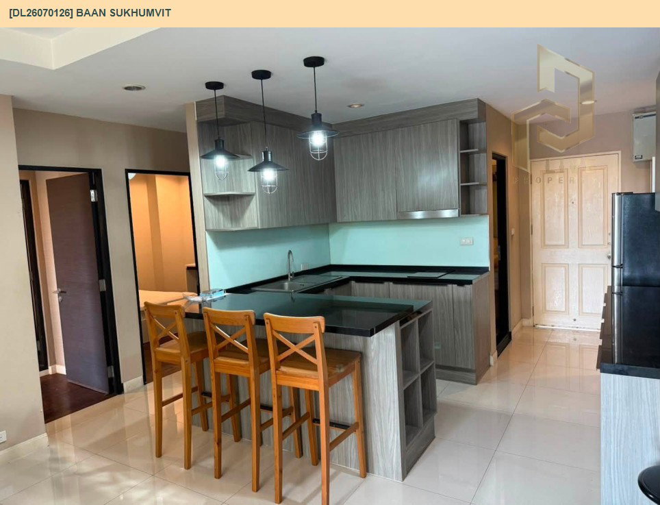 รูป DL26070126 ให้เช่าคอนโด บ้านสุขุมวิท (Baan Sukhumvit) ใกล้ - พร้อมเข้าอยู่ โทรด่วน 0614453194 LineID @952jdxxk - รูปที่ 2/8
