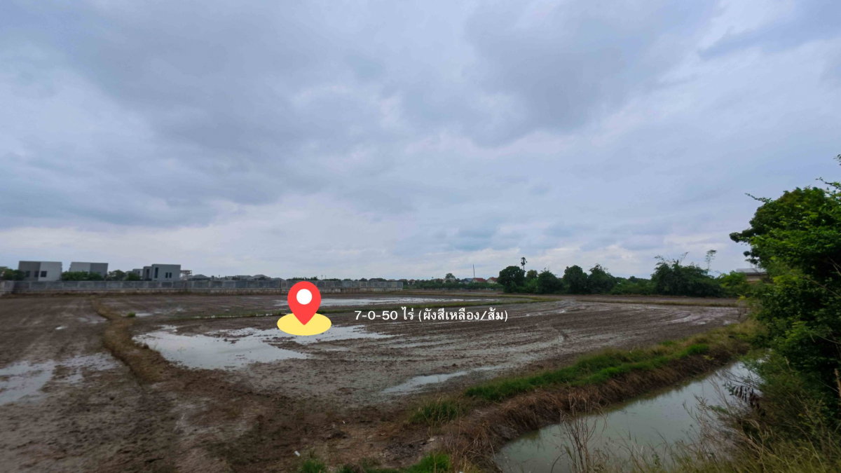 รูป ขายที่ดินชัยพฤกษ์–คลองพระอุดม ปากเกร็ด 7-0-50 ไร่ ใกล้ SISB–วัดสะพานสูง ผังเมืองเหลือง/ส้ม เหมาะพัฒนาโครงการบ้านจัดสรร - รูปที่ 11/13