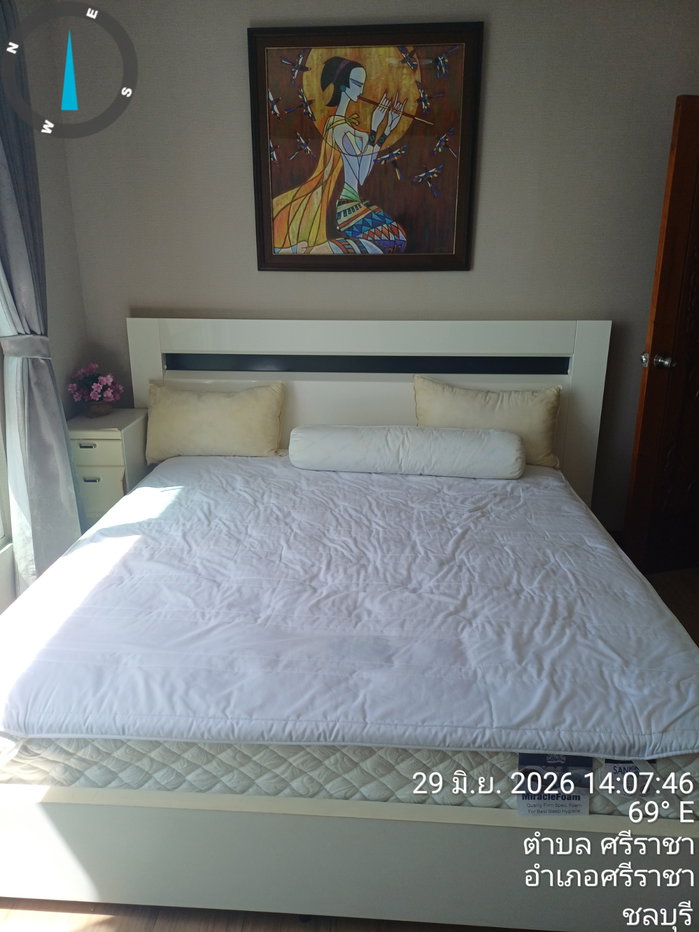 รูป คอนโดให้เช่า ลัดดาคอนโดวิว ศรีราชา 2 ห้องนอน 62 ตร.ม. เฟอร์ครบ พร้อมอยู่ - รูปที่ 30/31