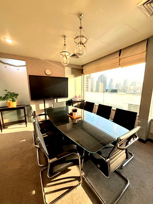 Factory for rent วิทยาลัยพิบูลประชาสรรค์แผนกประถม : WS7982 🏢 Premium Private Office, ready to move in, near BTS Chidlom. Price only 35,000 THB/month.