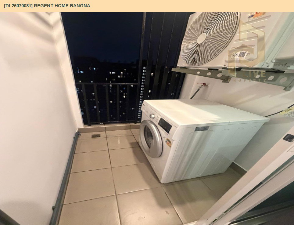 รูป DL26070081 ให้เช่าคอนโด รีเจ้นท์ โฮม บางนา (Regent home bangna) ใกล้ BTS บางนา พร้อมเข้าอยู่ โทรด่วน 0638692663 LineID @952jdxxk - รูปที่ 9/9