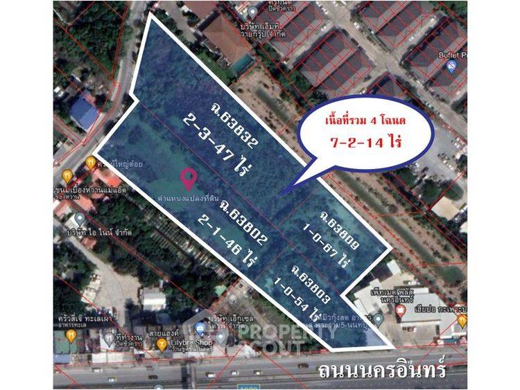 รูป ที่ดินสำหรับปล่อยขาย 12,056 ตารางเมตร แถว ใน บางขุนกอง (ID 3052832) - รูปที่ 3/5