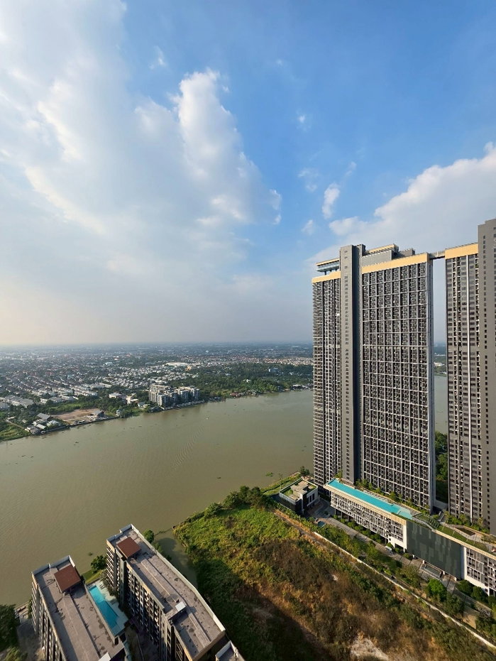 รูป ให้เช่าคอนโดเฟอร์ฯครบ ฟรีwifi ห้องชั้นสูง วิวแม่น้ำ พร้อมอยู่ - รูปที่ 13/13