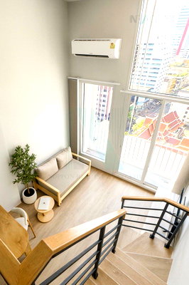 คอนโดให้เช่า : 🎉 ให้เช่าคอนโด คัลเจอร์ จุฬา อาคาร 1 ชั้น 14 Duplex ขนาด 36 ตรม ใกล้ สามย่าน มิตรทาวน์