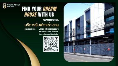 Shophouses for sale Chiang Mai : For Sale: 3-storey commercial building in Jed Yod area, near Maya, Nimman, Chiang Mai. Suitable for Home Office, Cafe, Studio, Clinic-SW003856