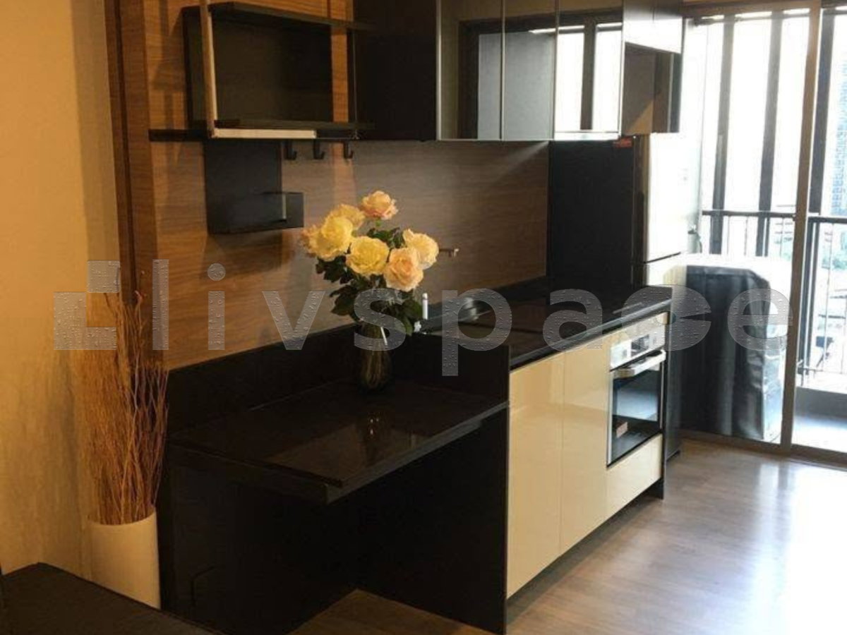 รูป ▚ LK182ツ ให้เช่า: The Room Sathorn-St.Louis 1BR 35.65ตร.ม. ชั้นสูง ฝั่งไม่ติดถนน เสียงไม่ดัง เฟอร์ครบ พร้อมอยู่ - รูปที่ 3/7