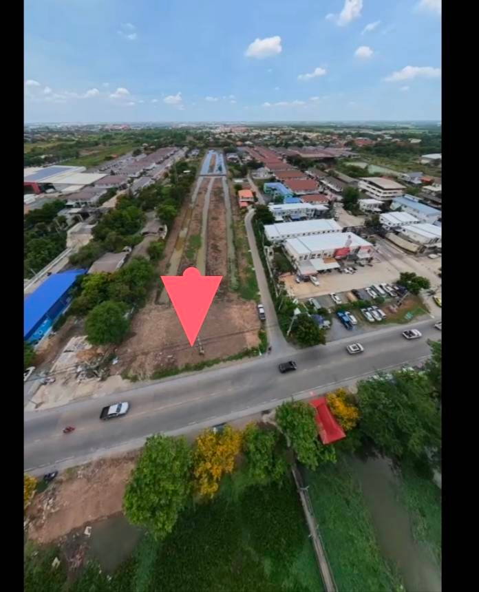 รูป ขายด่วนที่ดินใกล้บริษัทเวิร์คพอยท์ ขนาด 5 ไร่ 82 ตร.ว. ติดถนนเลียบคลองเปรม ปทุมธานี ใกล้ฟิวเจอร์พาร์ค - รูปที่ 4/7