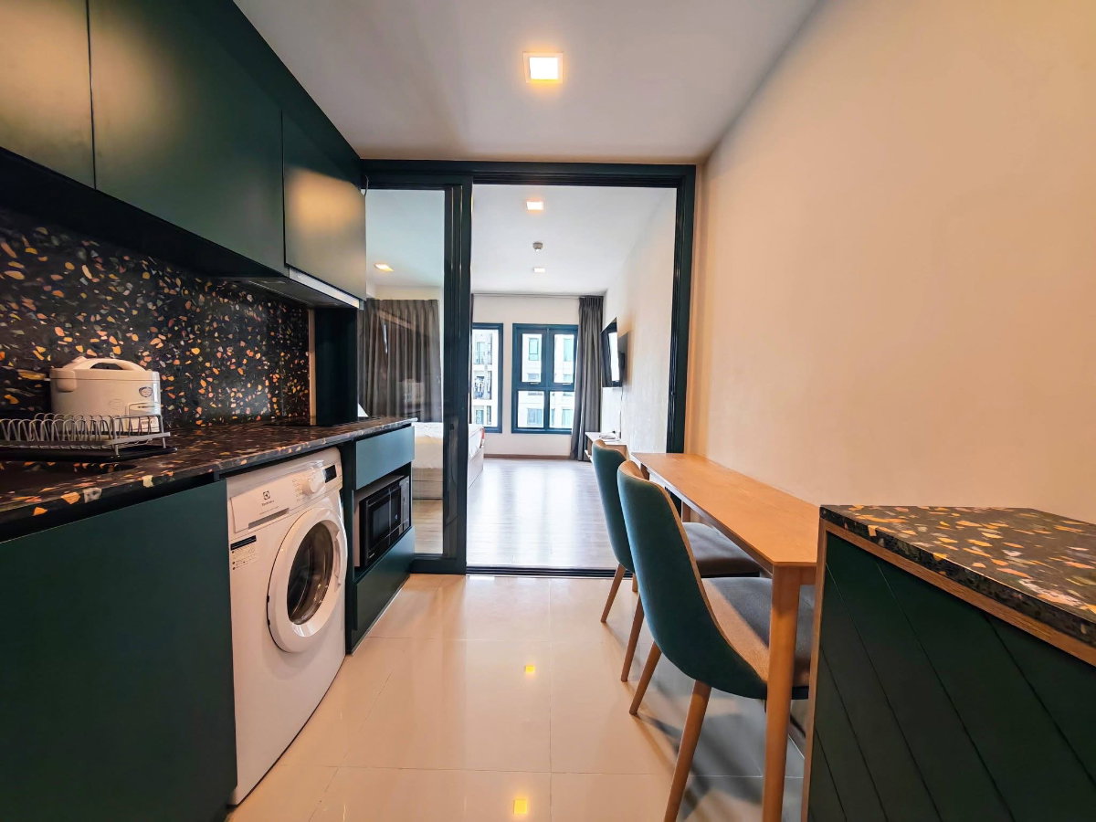 รูป (BB196) The Base Sukhumvit 50 | ห้อง Studio | เฟอร์ครบ พร้อมอยู่ | เพียง 13,000 บาท/เดือน - รูปที่ 9/12