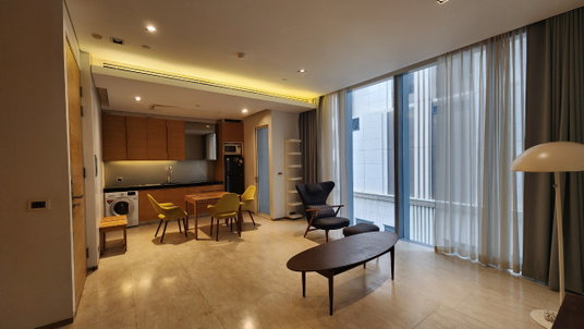 รูปภาพ Saladaeng Residences | ห้องกว้างมากหนึ่งนอนไซต์ใหญ่ ตกแต่ง สวยเรียบๆ โล่งๆ เหมาะกับคนมีของเยอะ