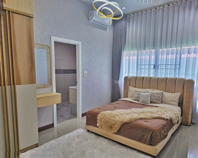 รูป ขายบ้านเดี่ยวชั้นเดียว พรเทพ การ์เด้น วิลล์ 6 ใกล้พัทยา เดินทางสะดวก - รูปที่ 9/19