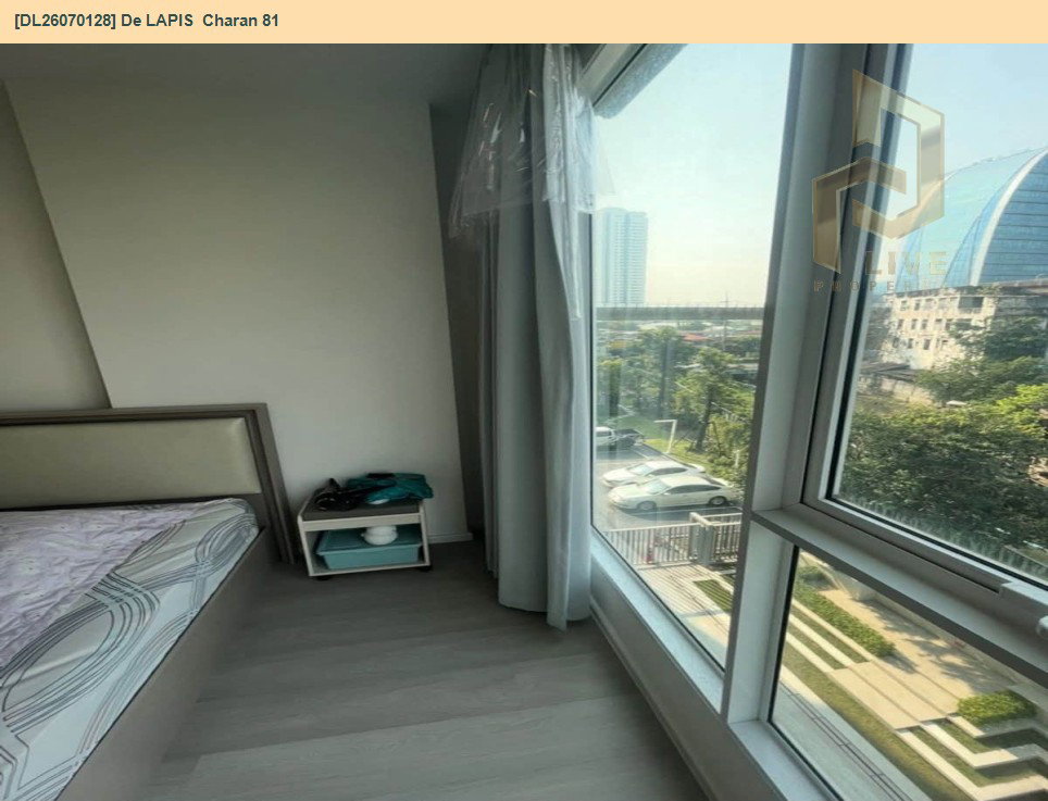 รูป DL26070128 ให้เช่าคอนโด เดอ ลาพีส จรัญ 81 (De LAPIS Charan 81) ใกล้ MRT บางพลัด พร้อมเข้าอยู่ โทรด่วน 0638692663 LineID @952jdxxk - รูปที่ 5/5
