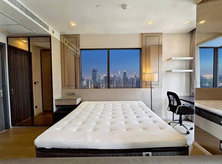 รูป **ASHTON ASOKE | 1 Bedroom 35sqm High Floor City View**ห้องชั้น 23 ฝั่งตะวันตก วิวเมืองแบบพาโนรามา - รูปที่ 2/9
