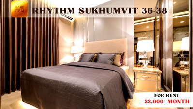 Condos for rent : 🍀🍀Superb luxury room💝For Rent📌Rhythm SKV 36-38 (Line ID: @rent2022) Only 350 m. to BTS Thonglor