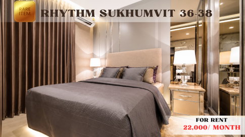 🍀🍀ห้องสวย Luxury สไตล์ลูกคุณ🌸 ให้เช่า📌 ริทึ่ม สุขุมวิท 36-38 (Line:@rent2022) ใกล้ BTS ทองหล่อ เพียง 350 เมตร 
