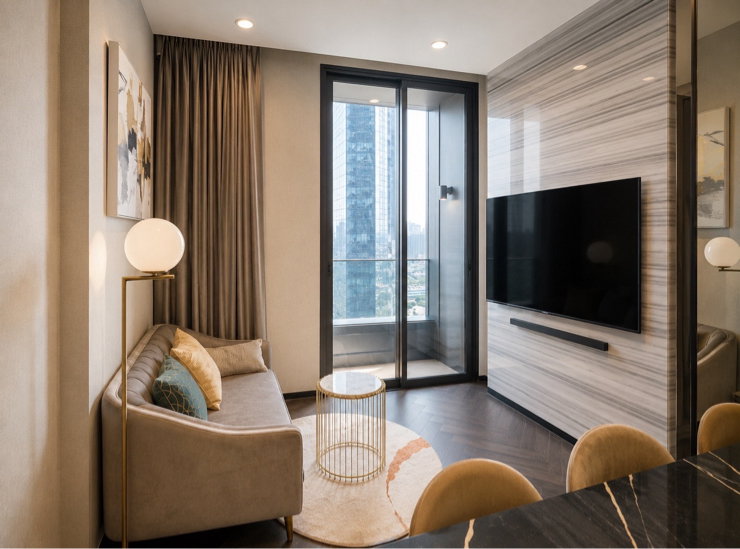 รูป S214📌 ให้เช่าคอนโด THE ESSE Sukhumvit 36 (ดิ เอส สุขุมวิท 36)ติด BTS ทองหล่อ คอนโดหรู ใจกลางทองหล่อ พร้อมเข้าอยู่ 🔥 - รูปที่ 3/8