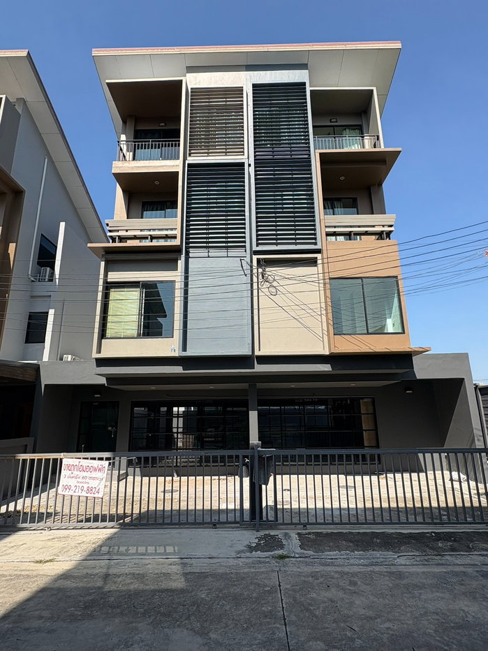 รูป ขาย เช่าทาวน์โฮมออฟฟิศ 2 คูหา โครงการ Haus Clover แจ้งวัฒนะ - ราชพฤกษ์ 3 ชั้นครึ่ง บ้านแฝด ( 2 อาคารเชื่อมหากัน )  - รูปที่ 1/14
