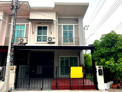 Townhouses for sale Bangkok : 🔥 Corner Townhome for Sale at Pruksa Ville 80 Rama 2–Tha Kham Near Rama II Expressway