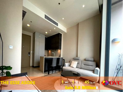ขายคอนโด : ขายคอนโด 1 ห้องนอน 1 ห้องน้ำ @ The ESSE Asoke