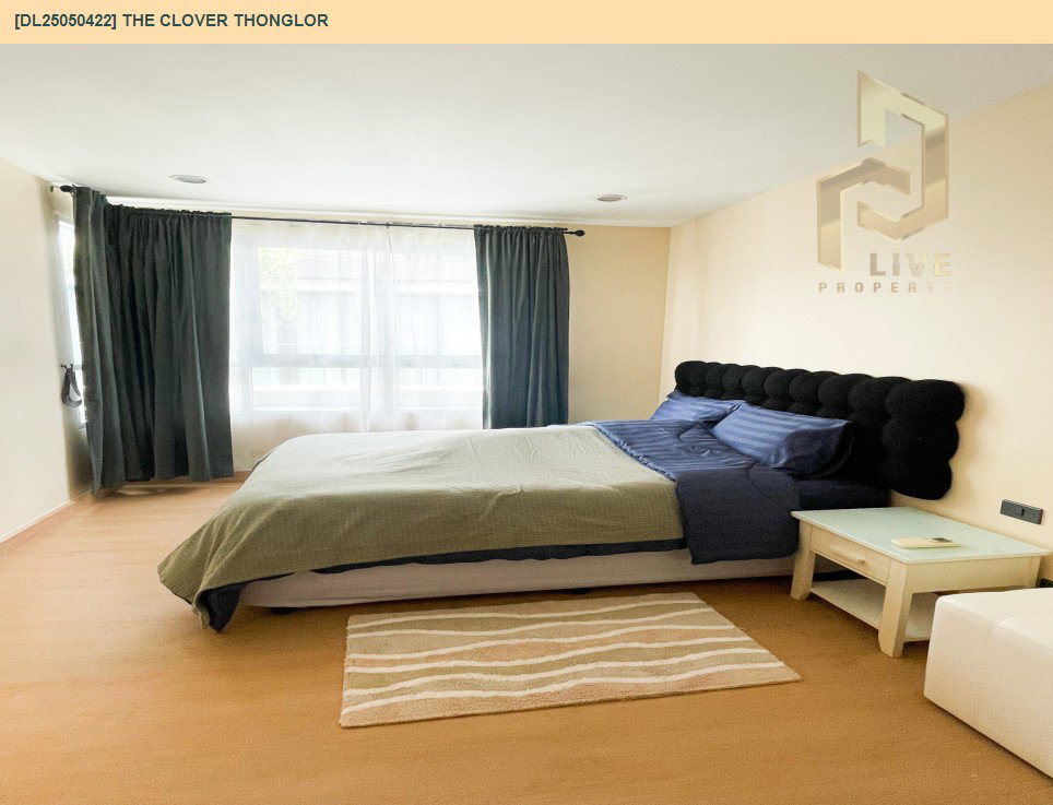 รูป DL25050422 ให้เช่าคอนโด เดอะ โคลเวอร์ ทองหล่อ (The Clover Thonglor) ใกล้ BTS ทองหล่อ พร้อมเข้าอยู่ โทรด่วน 0653619502 LineID @952jdxxk - รูปที่ 4/13