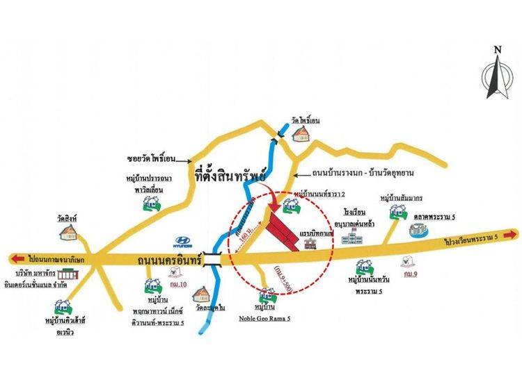 รูป ที่ดินสำหรับปล่อยขาย 12,056 ตารางเมตร แถว ใน บางขุนกอง (ID 3052832) - รูปที่ 5/5