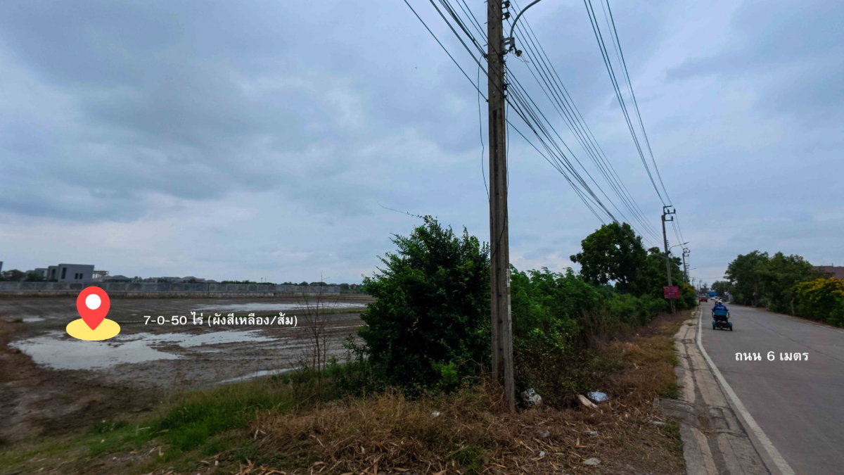 รูป ขายที่ดินชัยพฤกษ์–คลองพระอุดม ปากเกร็ด 7-0-50 ไร่ ใกล้ SISB–วัดสะพานสูง ผังเมืองเหลือง/ส้ม เหมาะพัฒนาโครงการบ้านจัดสรร - รูปที่ 10/13