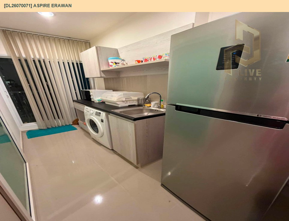 รูป DL26070071 ให้เช่าคอนโด แอสปาย เอราวัณ (Aspire Erawan) ใกล้ BTS ช้างเอราวัณ พร้อมเข้าอยู่ โทรด่วน 0653619502 LineID @952jdxxk - รูปที่ 4/4