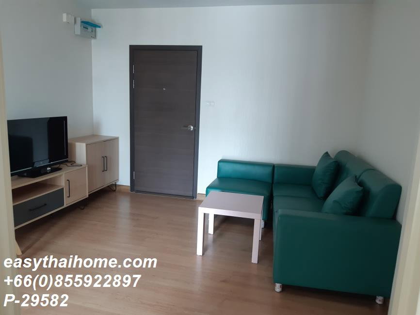รูป P-29582 | ปล่อยเช่า ศุภาลัย ซิตี้ รีสอร์ท สถานีรถไฟฟ้าแบริ่ง สุขุมวิท 105🔥✨ คอนโด 1 ห้องนอน วิวสระว่ายน้ำ เฟอร์ครบ ใกล้ BTS แบริ่ง พร้อมเข้าอยู่! - รูปที่ 2/9