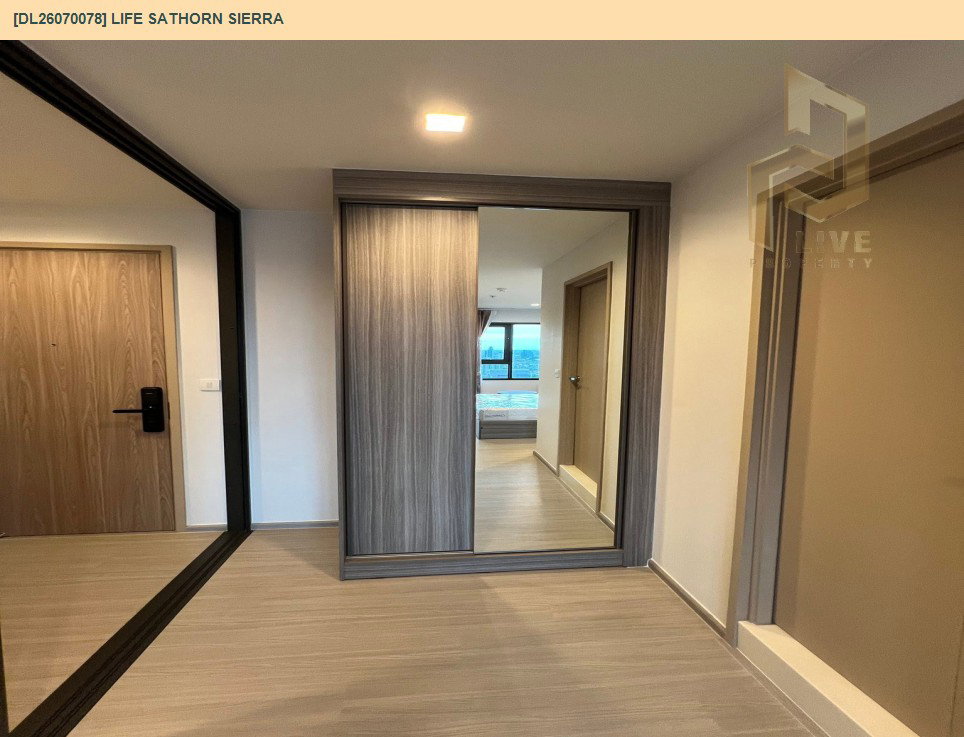 รูป DL26070078 ให้เช่าคอนโด ไลฟ์ สาทร เซียร์รา (Life Sathorn Sierra) ใกล้ BTS ตลาดพลู พร้อมเข้าอยู่ โทรด่วน 0638692663 LineID @952jdxxk - รูปที่ 7/8