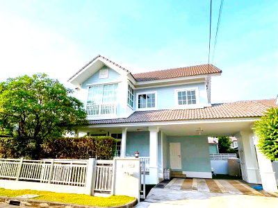 เช่าบ้านเดี่ยว เขตคลองสามวา : รถไฟฟ้าสายสีชมพู วงแหวนรามอินทรา 3.0 กม คฤหาสน์ 2ชั้น 3นอน 3 น้ำ ซาฟารีเวิลด์ ถ.ปัญญาอินทรา แฟชั่นไอส์แลนด์ 800 ม.