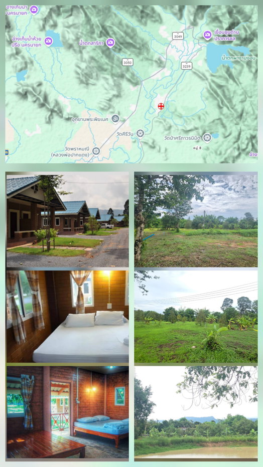 รูป ขายที่ดินพร้อมรีสอร์ท นครนายก 27 ไร่ โฉนดครุฑแดง ติดถนนหลวง ใกล้เขื่อนขุนด่านปราการชล เหมาะลงทุน - รูปที่ 14/15
