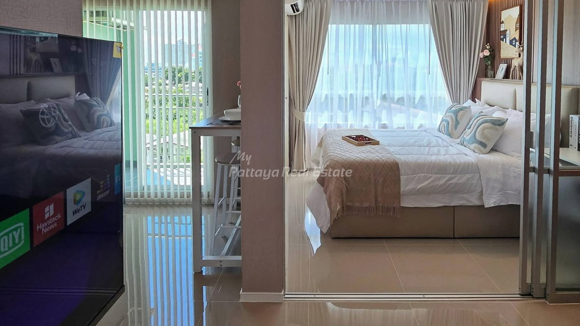 รูป 🛏️ 1 ห้องนอน - 🛁 1 ห้องน้ำ - 🏙️ Sea View - 🇹🇭 ชื่อไทย - 🏢 Lumpini Park Beach Jomtien - รหัส: LPN27 - รูปที่ 3/7