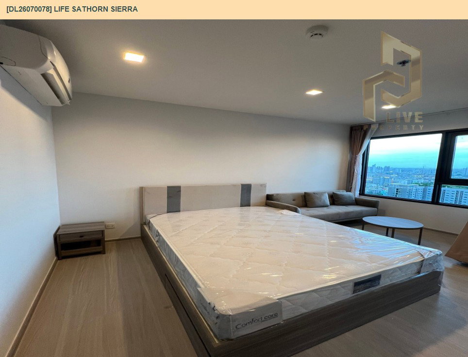 รูป DL26070078 ให้เช่าคอนโด ไลฟ์ สาทร เซียร์รา (Life Sathorn Sierra) ใกล้ BTS ตลาดพลู พร้อมเข้าอยู่ โทรด่วน 0638692663 LineID @952jdxxk - รูปที่ 2/8
